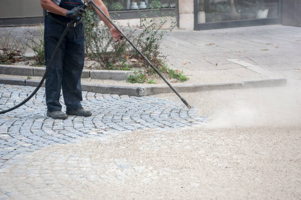 Post-Construction Pressure Washing in Meadows Place, TX